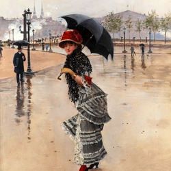 Пазл: В дождливый день на площади Конкорд