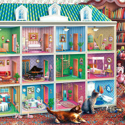 Пазл: Кукольный домик Софии