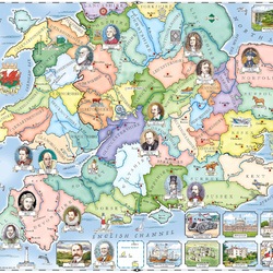 Пазл: Карта Англии и Уэльса