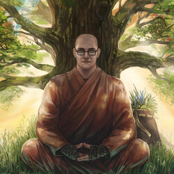 Пазл: Монах