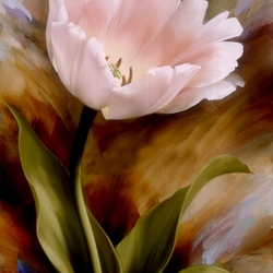 Пазл: Розовый тюльпан