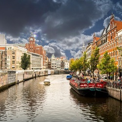 Пазл: Каналы Амстердама