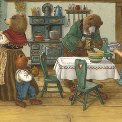 Пазл: В домике трех медведей