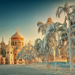 Пазл: Рождественские морозы в  Белогорье