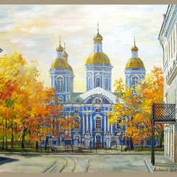Пазл: Никольский собор. Санкт-Петербург