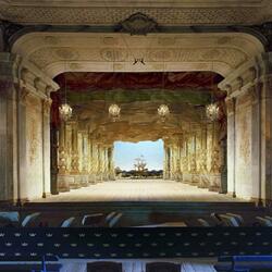 Пазл: Оперный театр Дроттнингхольм (Drottningholm Palace Theatre) в  Стокгольме