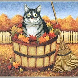 Пазл: Осенняя уборка
