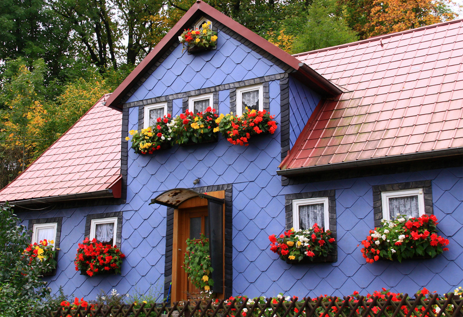 Как Красиво Покрасить Дом В Деревне
