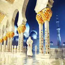 Пазл: Великая Мечеть Шейха Заида 