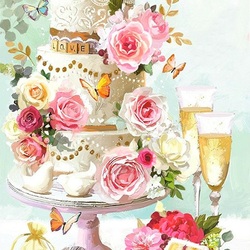 Пазл: Свадебный торт