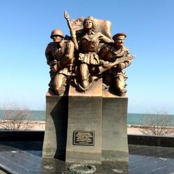 Пазл: Памятник морским десантникам