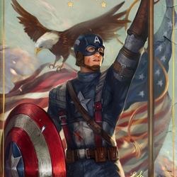 Пазл: Капитан Америка