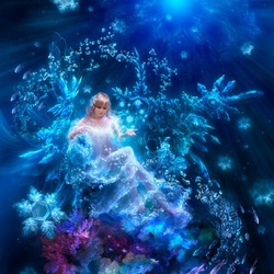 Пазл: Подводная принцесса
