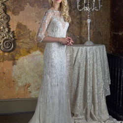 Пазл: Свадебное платье в винтажном стиле