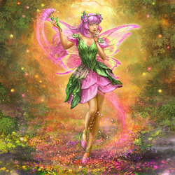 Пазл: Цветочная фея  