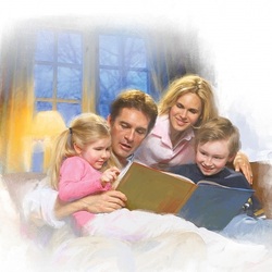 Пазл: Семейное чтение