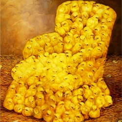 Пазл: Желтенькое кресло