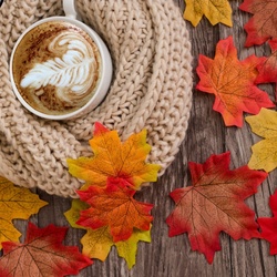 Пазл: Осенний кофе 