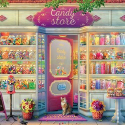Пазл: Магазин конфет