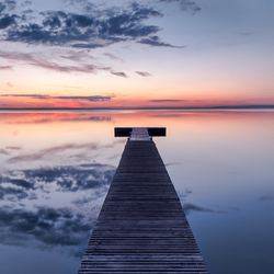 Пазл: Закат на Плещеевом озере