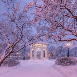 Пазл: Зима в парке Горького