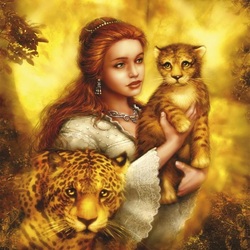 Пазл: Королева леопардов