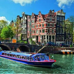 Пазл: Каналы Амстердама