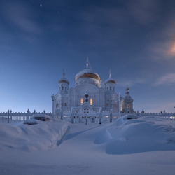 Пазл: Зимний храм