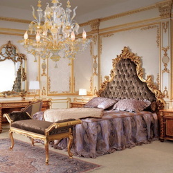 Пазл: Спальня в стиле рококо