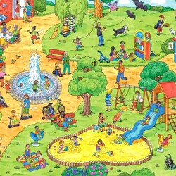 Пазл: Детская площадка