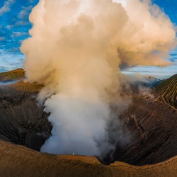Пазл: Вулкан Бромо на острове Ява