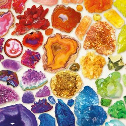 Пазл: Цветные кристаллы