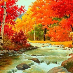 Пазл: Осенняя красота леса