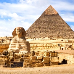 Пазл: Сфинкс охранник пирамид