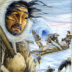 Пазл: Эскимосская охота 
