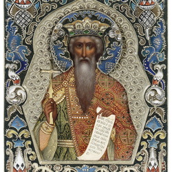 Пазл: Икона Св.Владимира в серебре