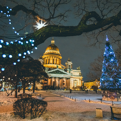 Пазл: Новый год в Санкт-Петербурге