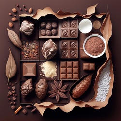 Пазл: Фигурный шоколад