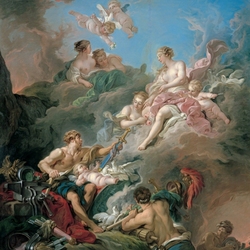 Пазл: Венера в кузнице Вулкана