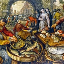 Пазл: Рыбный  рынок