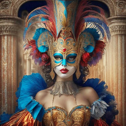 Пазл: Венецианская маска