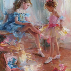 Пазл: Маленькие балерины
