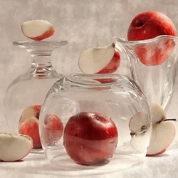 Пазл: Яблоки и стекляшки 