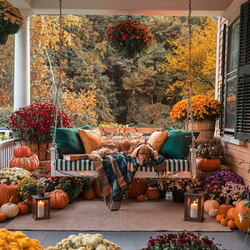 Пазл: Осенний декор дома