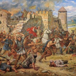 Пазл: Оборона Киевца на Дунае. 487 год 