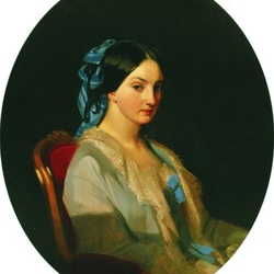 Пазл: Портрет молодой женщины, возможно княгини Елизаветы Васильевны Кочубей
