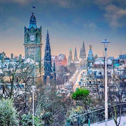 Пазл: Зима в Эдинбурге