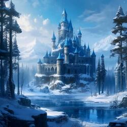 Пазл: Замок Снежной королевы