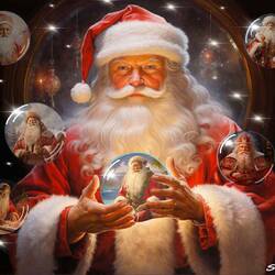 Пазл: Санта Клаус по всему миру