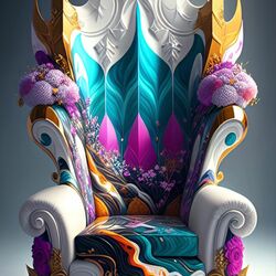 Пазл: Радужный трон